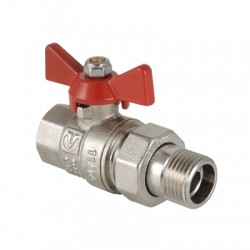 Кран шаровой BASE с полусгоном 3/4" вн.-нар.