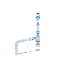 Сифон Ани Грот 1.1/2"х40 с гибкой трубой 40х40/50