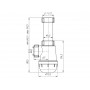 Сифон Ани Грот 1.1/2"х40 без выпуска