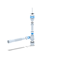 Сифон Ани "Юнг" д/умывальника 1.1/4"х32 с гибкой трубой 32х32/40