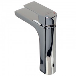 Смеситель умывальник MELODIA Waltz картридж 35мм низкий поворотн.аэратор, хром