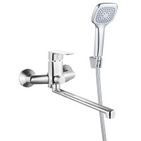 Смеситель ванна MELODIA Samba картридж д.35мм длинный излив 350мм