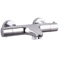 Смеситель ванна MELODIA Rock термостатический без аксессуаров хром