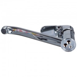 Смеситель кухня MELODIA Rock картридж 35мм, поворотный аэратор