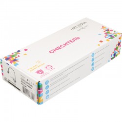 Смеситель кухня MELODIA Rock картридж 35мм гибкий излив хром