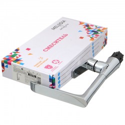 Смеситель кухня MELODIA Heavy Metal картридж д.35мм высокий Г-излив хром