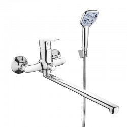 Смеситель ванна MELODIA Aria картридж д.35мм длинный излив 350мм