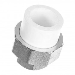 Муфта комбинированная разъёмная ВР 20-1/2" (белый) РОСТерм