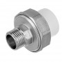Муфта комбинированная разъёмная НР 25-1/2" (белый) РОСТерм