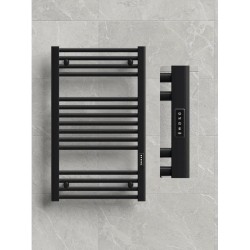 Полотенцесушитель электрический "RIFAR D-LINE" DL-080-45-BM, цвет "Чёрный янтарь", мощность 150 Вт