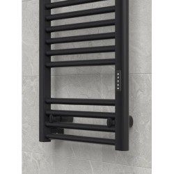 Полотенцесушитель электрический "RIFAR D-LINE" DL-080-45-BM, цвет "Чёрный янтарь", мощность 150 Вт