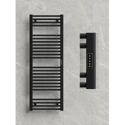 Полотенцесушитель электрический "RIFAR D-LINE" DL-120-60-BM, цвет "Чёрный янтарь", мощность 330 Вт