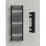 Полотенцесушитель электрический "RIFAR D-LINE" DL-120-60-BM, цвет "Чёрный янтарь", мощность 330 Вт