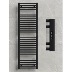 Полотенцесушитель электрический "RIFAR D-LINE" DL-150-45-BM, цвет "Чёрный янтарь", мощность 320 Вт