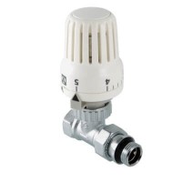 Клапан с термостатической головкой для рад. прямой 1/2"