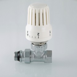 Клапан с термостатической головкой для рад. прямой 1/2"