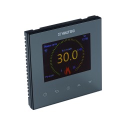 Хронотермостат электронный комнатный с цветным дисплеем, Wi-Fi, для электр. теплого пола (черный)