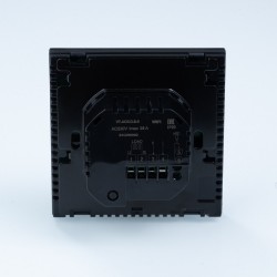Хронотермостат электронный комнатный с цветным дисплеем, Wi-Fi, для электр. теплого пола (черный)