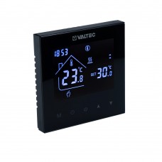 Хронотермостат электронный комнатный, двухконтурный, черный