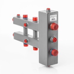 Гидроразделитель с коллектором горизонтальный, 5 контуров, до 70 кВт