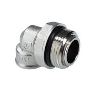 Отвод коллекторный с вращающимся штуцером 1"х1/2" нар.-вн.