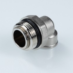 Отвод коллекторный с вращающимся штуцером 3/4"х1/2" нар.-вн.