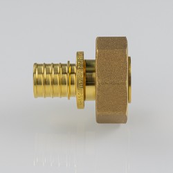Соединитель надвижной с накидной гайкой под ""евроконус"" 3/4""( Eurokonus)x20(2,8)