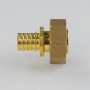 Соединитель надвижной с накидной гайкой под ""евроконус"" 3/4""( Eurokonus)x20(2,8)