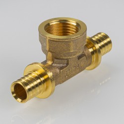 Тройник надвижной с переходом на вн.р. 20(2,8) х 3/4" х 20(2,8)