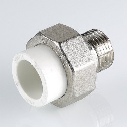 Соединитель PPR разъемный с переходом на нар. р. 40х1"