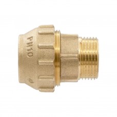 Муфта для трубы ПНД 40x11/4"M латунь VIEIR