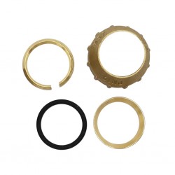 Муфта для трубы ПНД 32x1"F латунь VIEIR