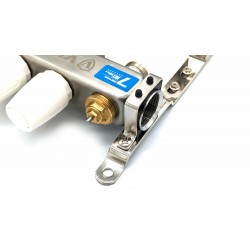 Коллекторная группа без расходомерами без кранов 1"x3/4" нержавеющая сталь 11 выхода