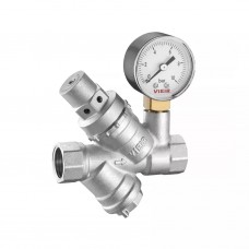 Редуктор давления с фильтром и манометром от 2 до 5 бар 1/2" VIEIR