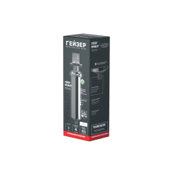 Корпус Гейзер Премьер 10SL 1/2" нерж. сталь, для хол. и горячей воды, со сливом