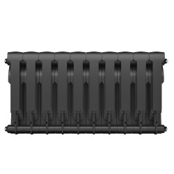 Радиатор биметаллический Royal Thermo Biliner Noir Sable 350 х 87 10 секций