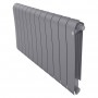 Дизайн-радиатор бимет. Royal Thermo Infinity Silver Satin VDR 500 x 100 - 12 секц.(нижн. подкл.)