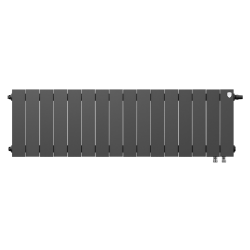 Дизайн-радиатор бимет. Royal Thermo PianoForte Noir Sable VDR 300 x 100 16 секц. (нижн. подкл.)