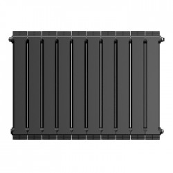 Дизайн-радиатор бимет. Royal Thermo PianoForte Noir Sable 500 x 100 - 10 секц.