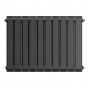Дизайн-радиатор бимет. Royal Thermo PianoForte Noir Sable 500 x 100 - 10 секц.