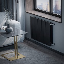 Дизайн-радиатор бимет. Royal Thermo PianoForte Noir Sable 500 x 100 - 10 секц.