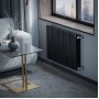 Дизайн-радиатор бимет. Royal Thermo PianoForte Noir Sable 500 x 100 - 10 секц.