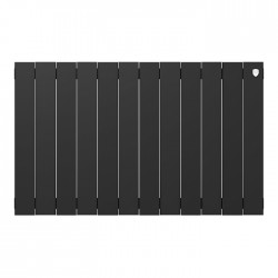 Дизайн-радиатор бимет. Royal Thermo PianoForte Noir Sable 500 x 100 - 12 секц.