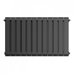 Дизайн-радиатор бимет. Royal Thermo PianoForte Noir Sable 500 x 100 - 12 секц.