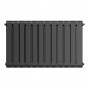Дизайн-радиатор бимет. Royal Thermo PianoForte Noir Sable 500 x 100 - 12 секц.