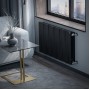 Дизайн-радиатор бимет. Royal Thermo PianoForte Noir Sable 500 x 100 - 12 секц.