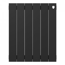 Дизайн-радиатор бимет. Royal Thermo PianoForte Noir Sable 500 x 100 - 6 секц.