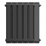 Дизайн-радиатор бимет. Royal Thermo PianoForte Noir Sable 500 x 100 - 6 секц.
