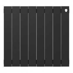 Дизайн-радиатор бимет. Royal Thermo PianoForte Noir Sable 500 x 100 - 8 секц.