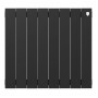 Дизайн-радиатор бимет. Royal Thermo PianoForte Noir Sable 500 x 100 - 8 секц.